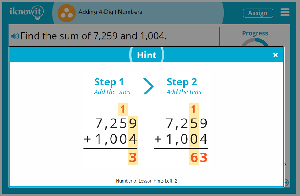 3rd Grade Adding 4-Digit Numbers Addition Lesson