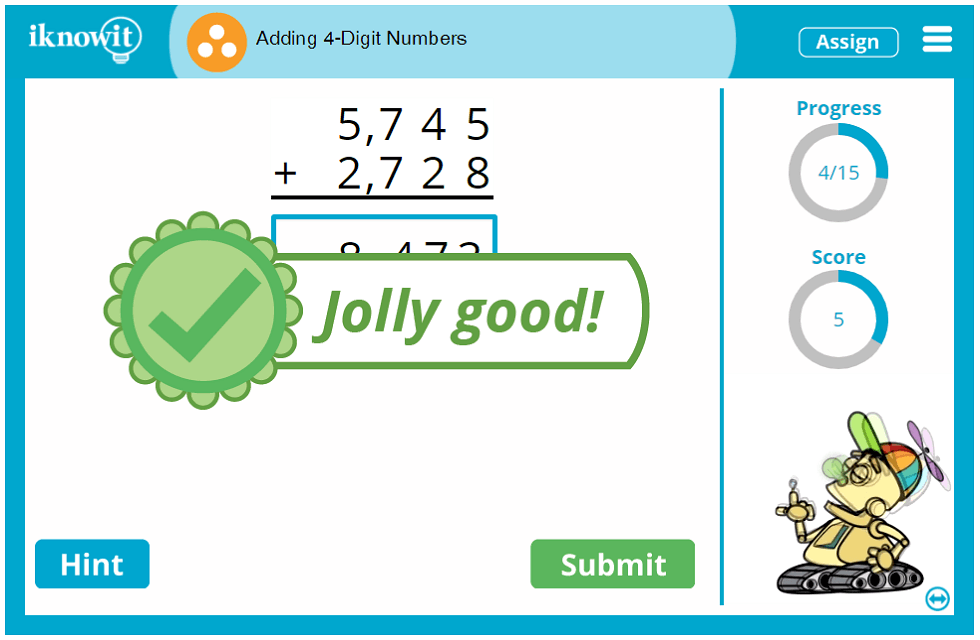 Third Grade Learn to Add Four Digit Numbers Lesson