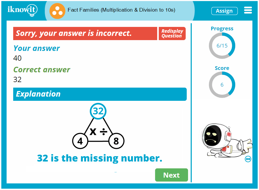 Third Grade Multiplying and Dividing in Fact Families up to Ten Lesson