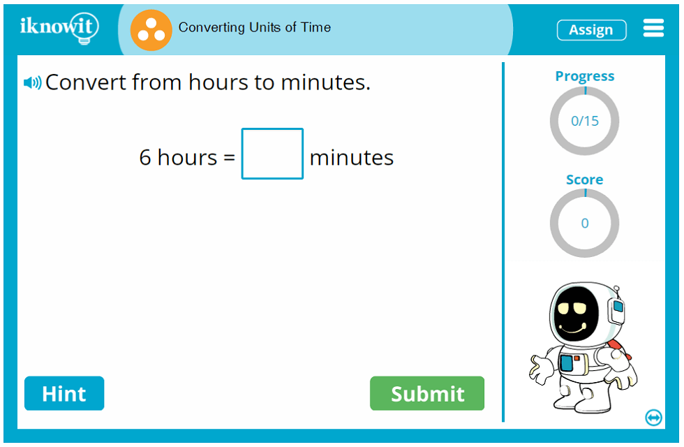 Third Grade Convert Time Hours Minites Seconds Activity