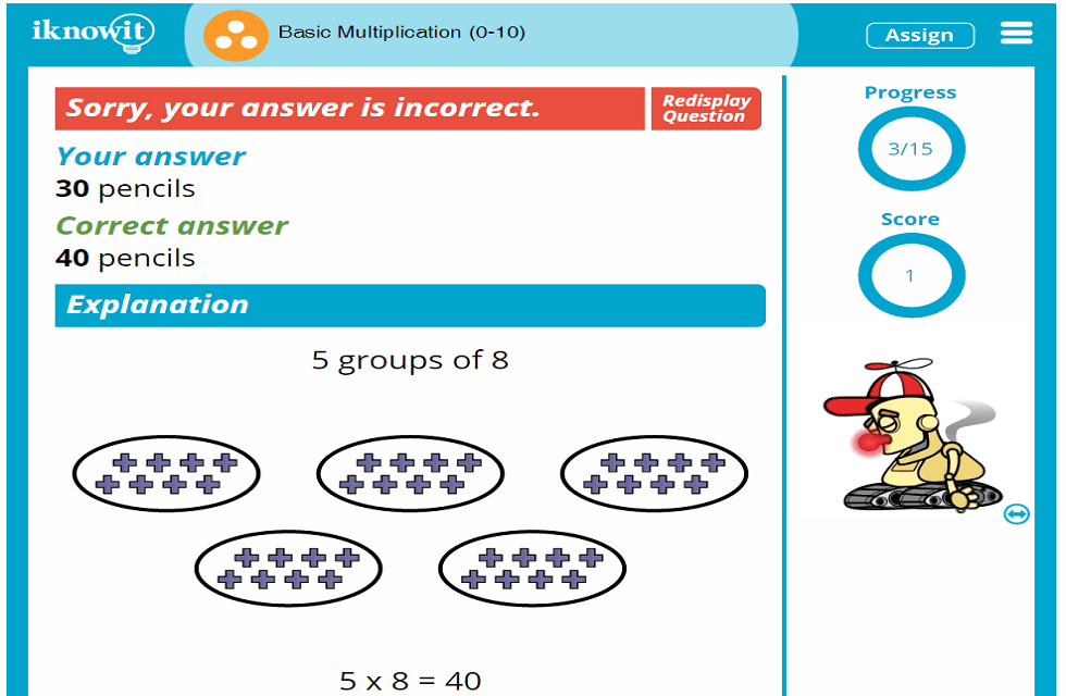 3rd Grade Basic Multiplication 0 to 10 Activity