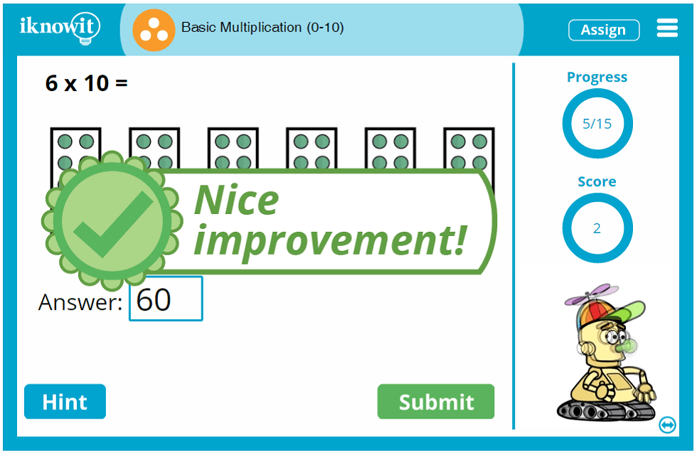 Third Grade Basic Multiplying up to Ten Lesson