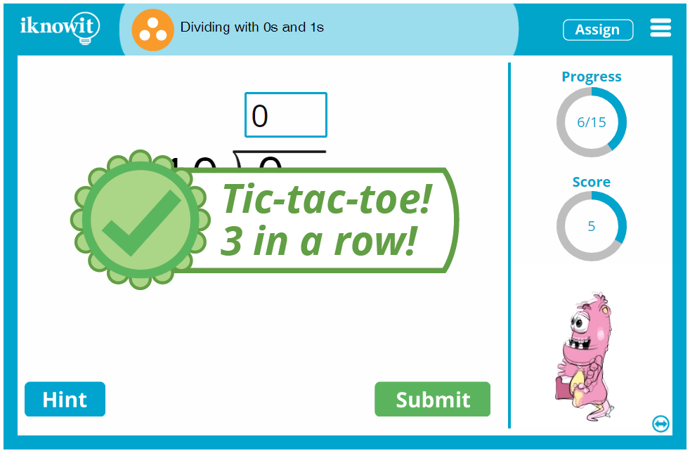 Third Grade Basic Division by Zeroes and Ones Lesson