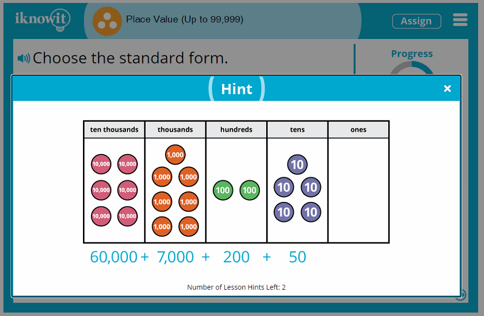 3rd Grade Place Value Practice up to 99,999 Lesson