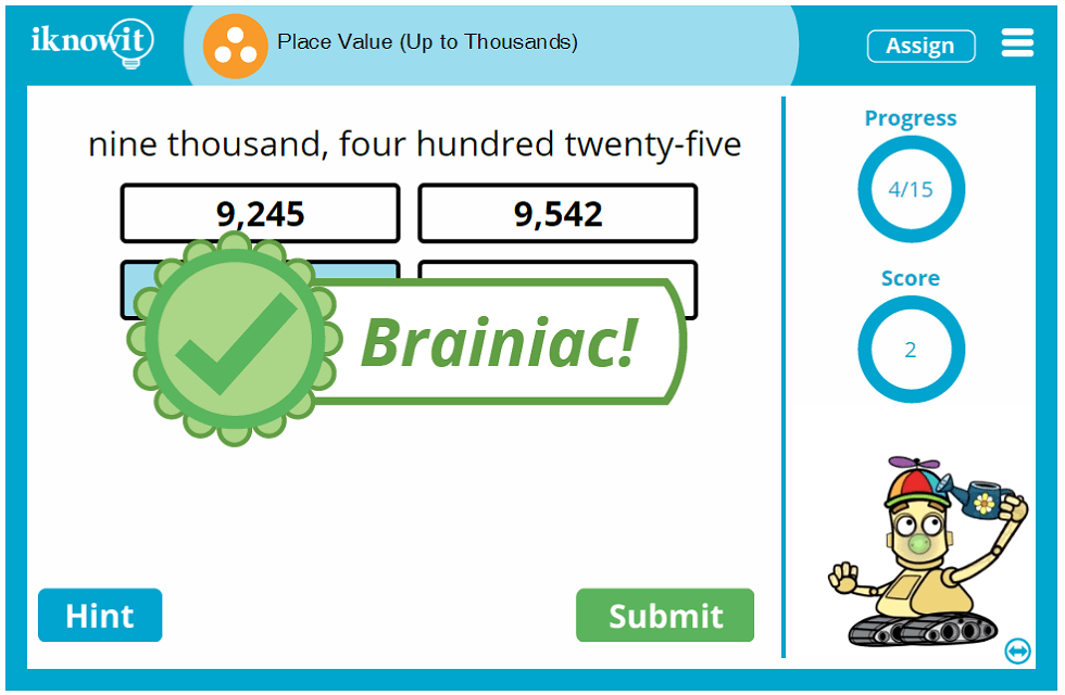 Third Grade Thousands Place Value Lesson