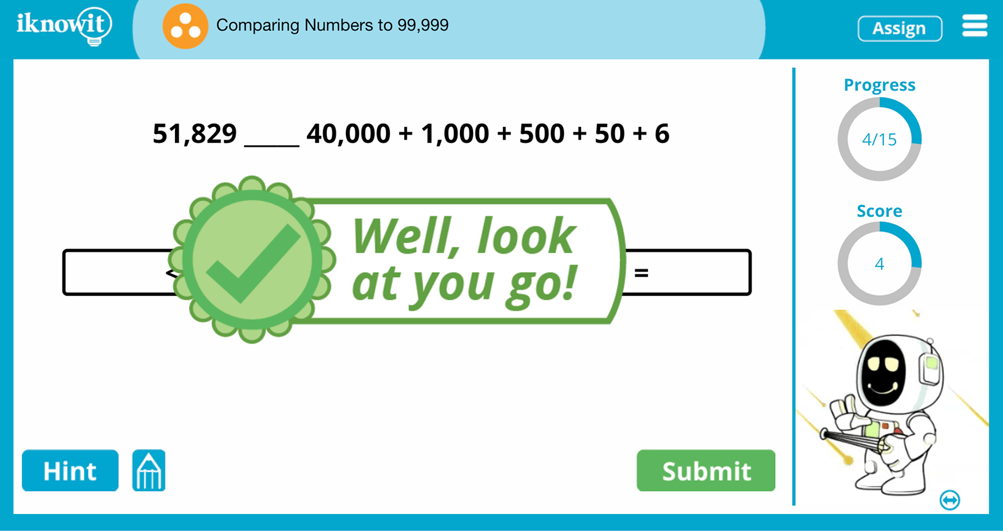 3rd Grade Comparing Numbers To 99999 Online Learning Lesson