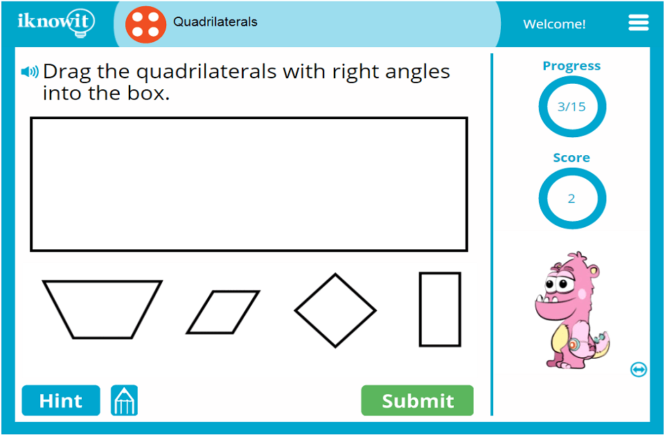 math game quadrilaterals