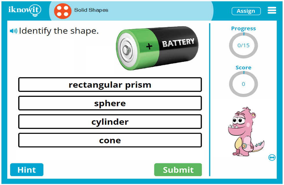 Fourth Grade Geometry Three Dimensional Solid Shapes Grade Four Activity