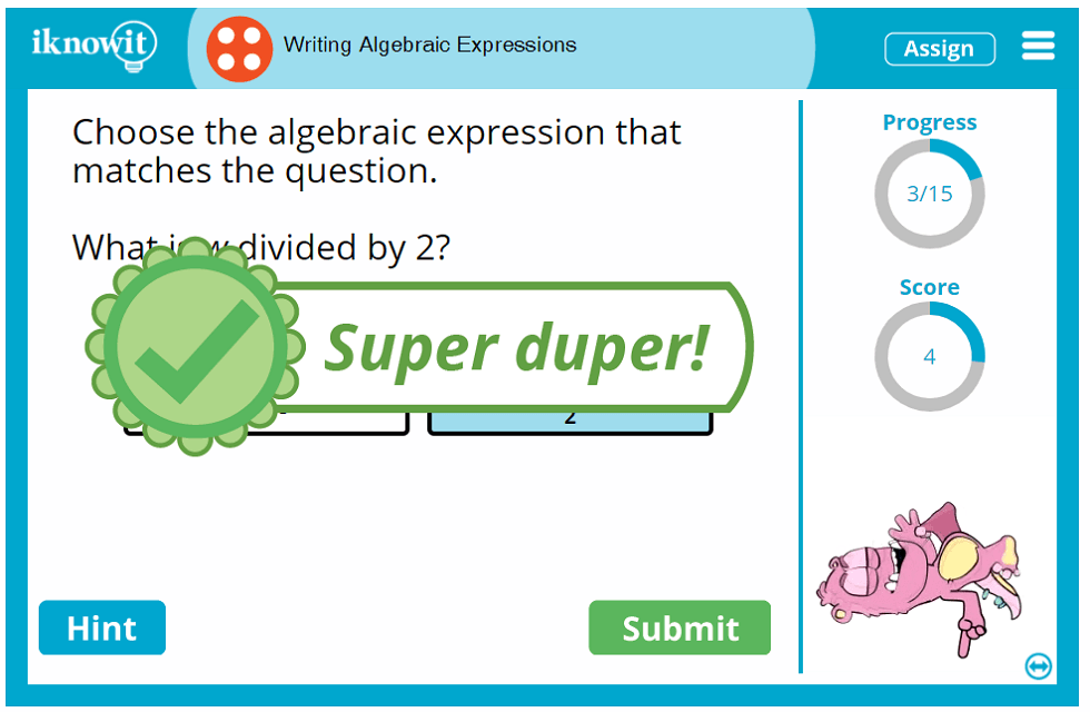 Fourth Grade Learn Practice Algebra Expressions Lesson