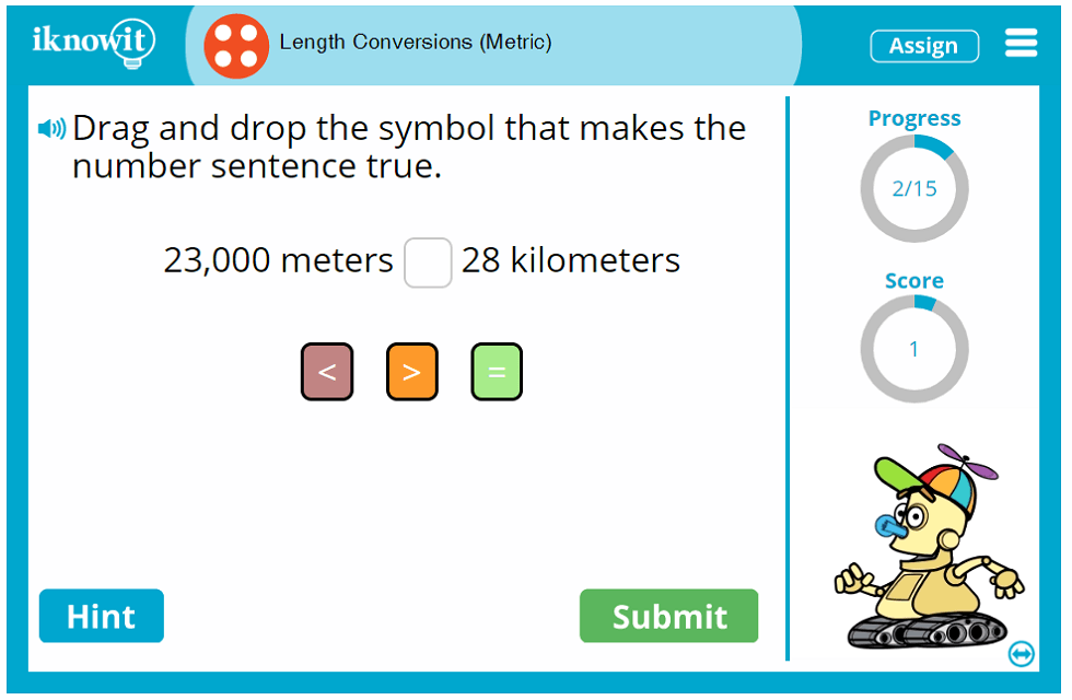 Interactive Math Lesson Length Conversions With Metric Units