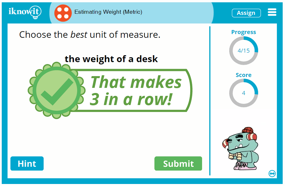 Fourth Grade Estimate Weights Grams Milligrams Kilograms Lesson