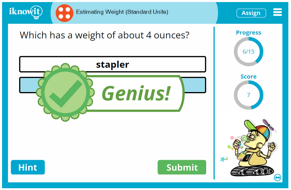 Fourth Grade Weight Estimation Ounces Pounds Tons Lesson