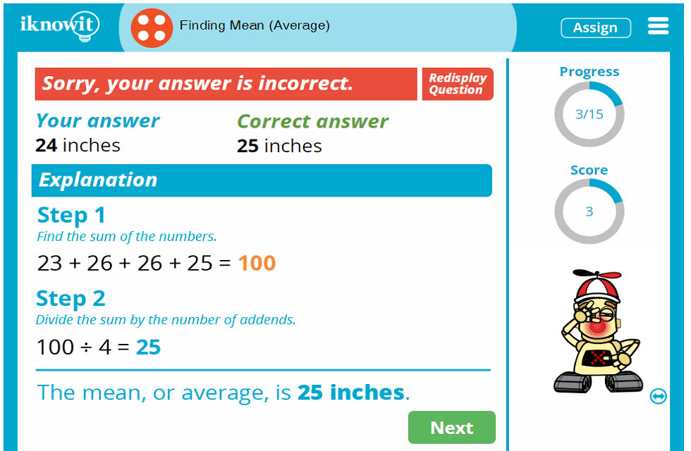 4th Grade Finding Mean Average of Numbers Activity