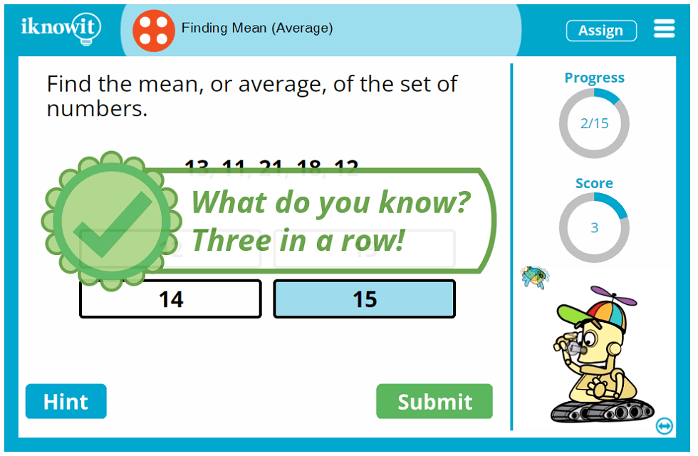 Fourth Grade Learn to Calculate Mean of Number Group Lesson