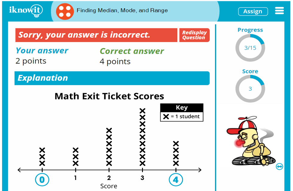 4th Grade Finding Median Mode and Range Activity