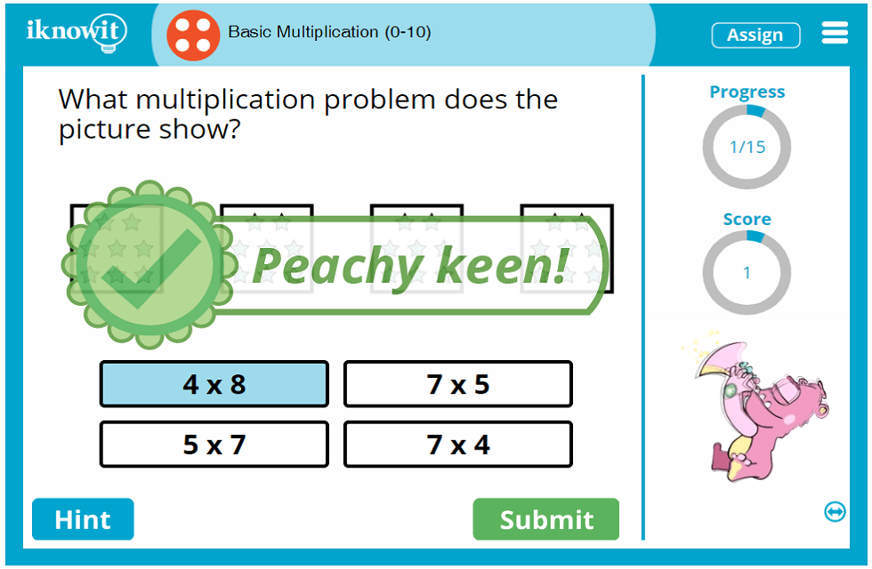 Fourth Grade Basic Multiplying Zero to Ten Lesson