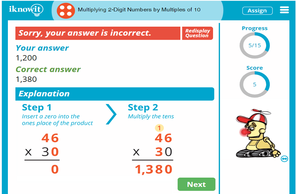 4th Grade Multiplying 2 Digit Numbers by Multiples of 10 Activity