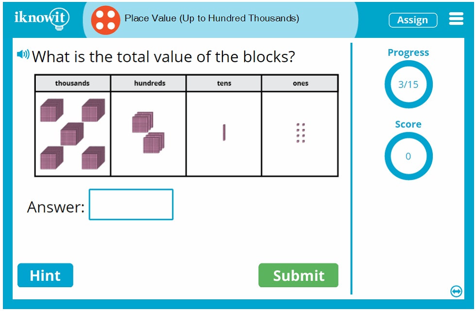 Fourth Grade Hundred Thousands Place Value Activity