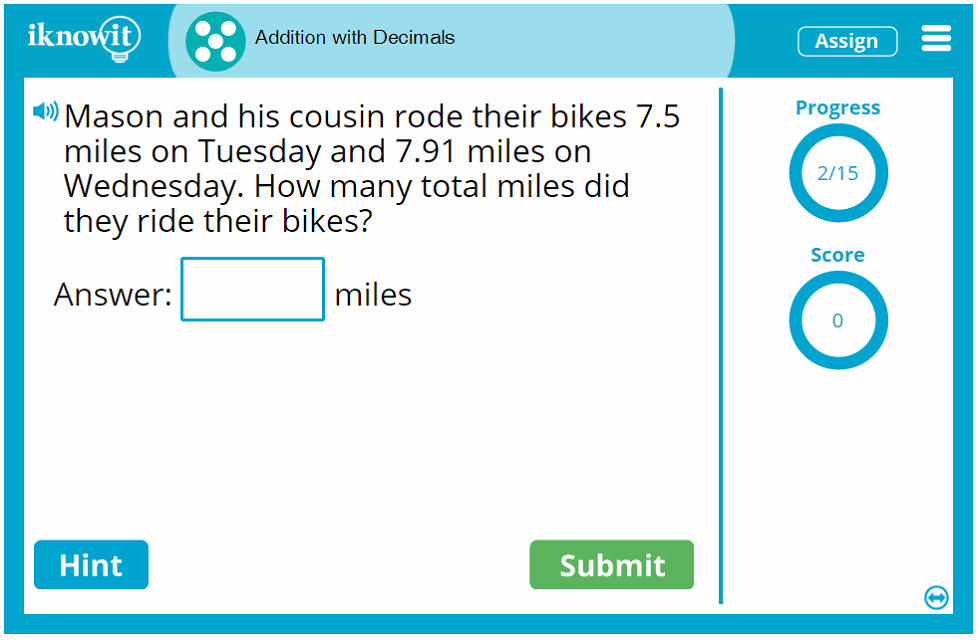 5th Grade Adding 3 Digit Numbers with Decimals Game