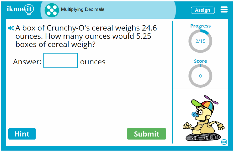 5th Grade Multiplying Numbers with Decimals Activity