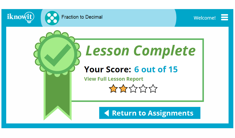 Fifth Grade Changing Fractions to Decimals Lesson