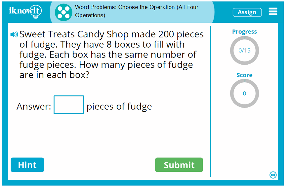 5th Grade Word Problems Choose the Operation Add Subtract Multiply Divide Game