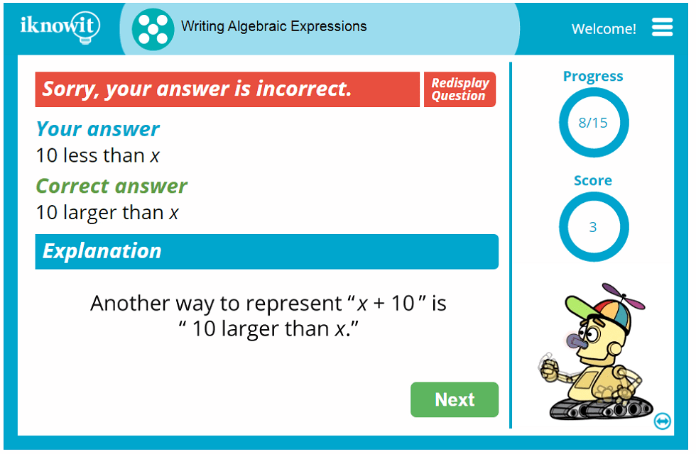 Fifth Grade Practicing Algebraic Expressions Lesson