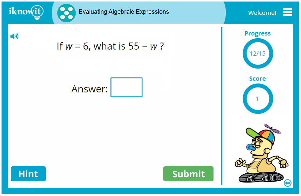 5th Grade Evaluating Algebraic Expressions Lesson