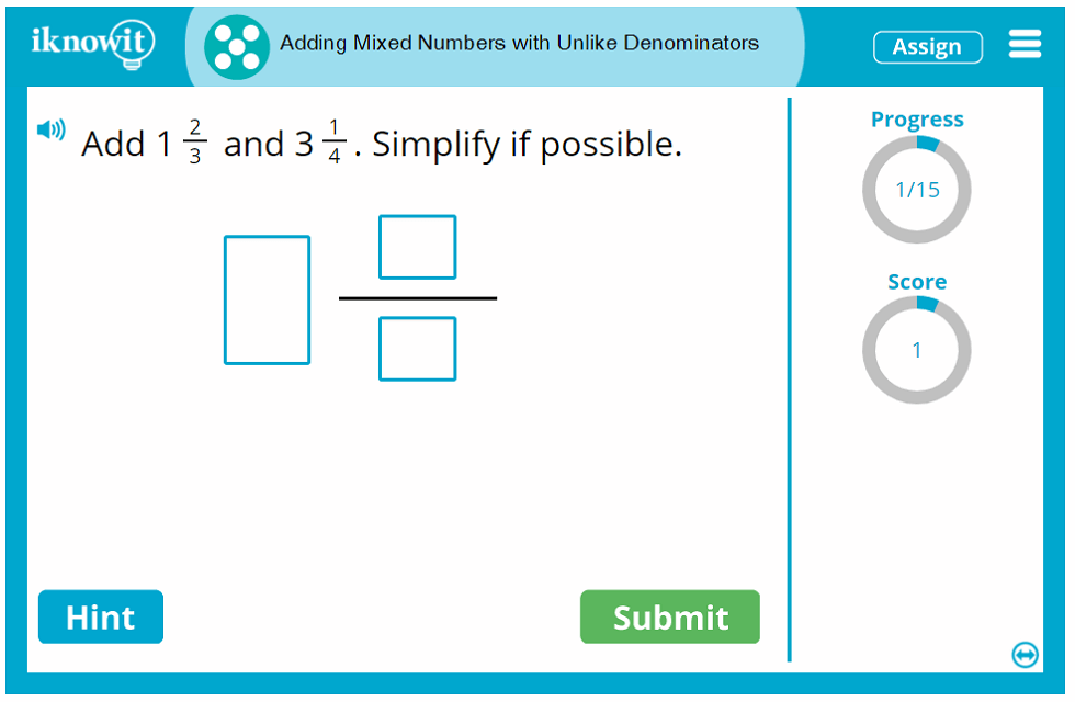 Fifth Grade Mixed Number Addition Different Denominators Activity