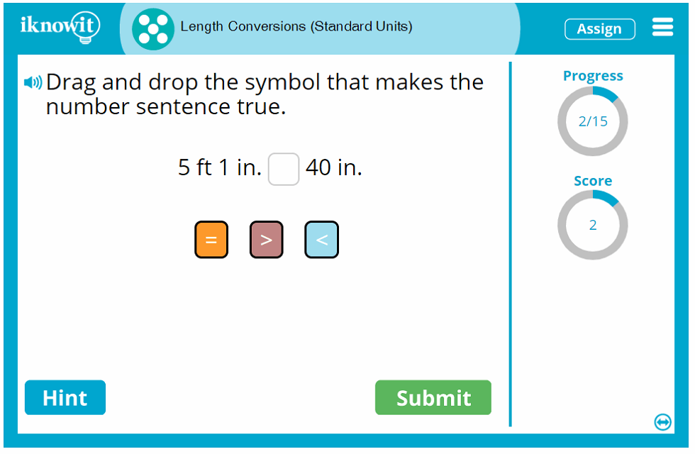 Fifth Grade Converting Length US Standard Measurements yd in ft Activity