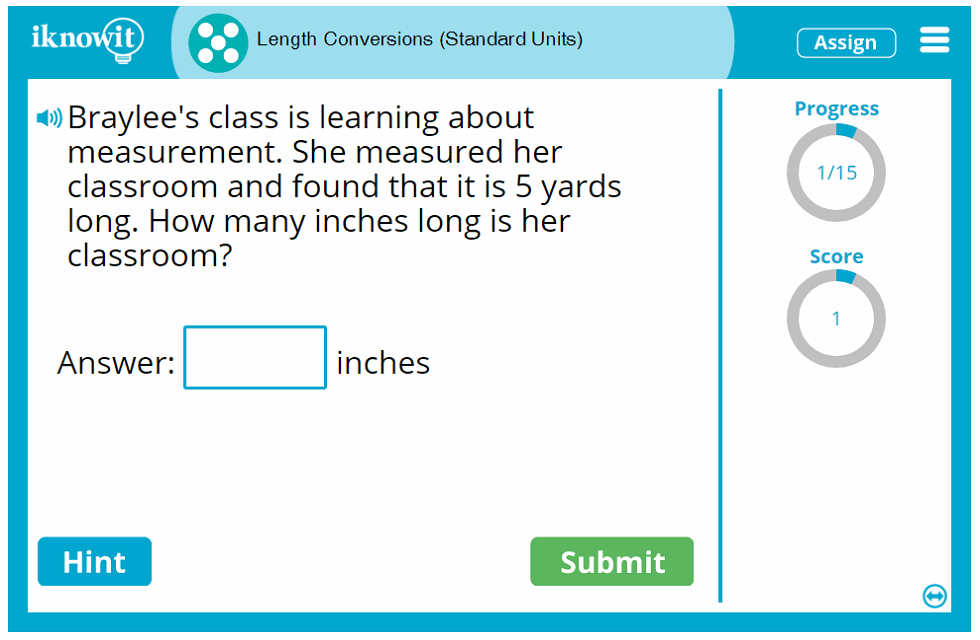 5th Grade Length Conversions Standard Units Yard Feet Inch Game