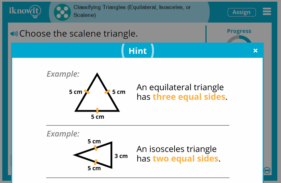 5th Grade Classifying Equilateral Isosceles Scalene Triangles Lesson