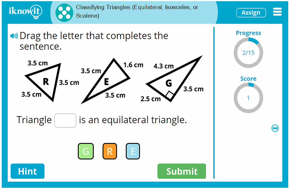 Fifth Grade Identify Equilateral Isosceles Scalene Triangle Activity