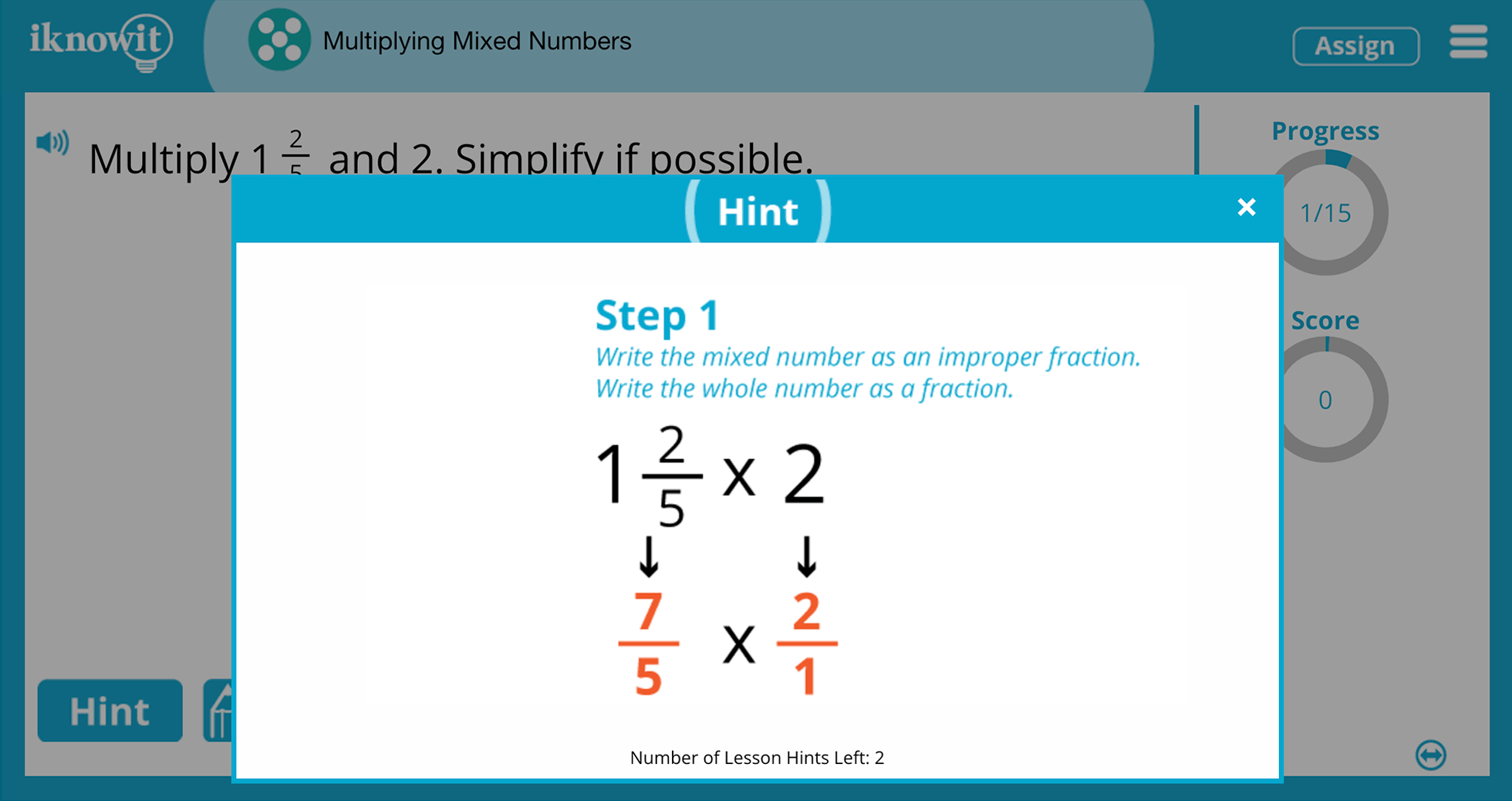 Fifth Grade multiplying With Mixed Numbers Practice Interactive Activity