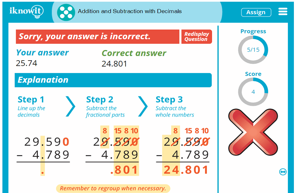 5th Grade Addition and Subtraction of Decimals Activity