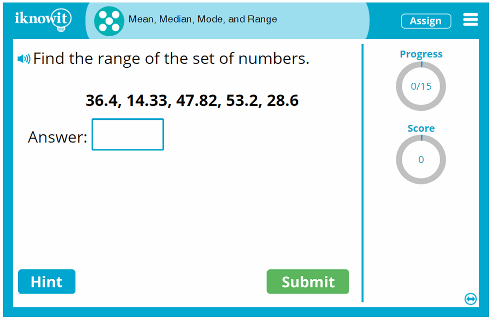 Fifth Grade Calculate Mean Median Mode Range Activity