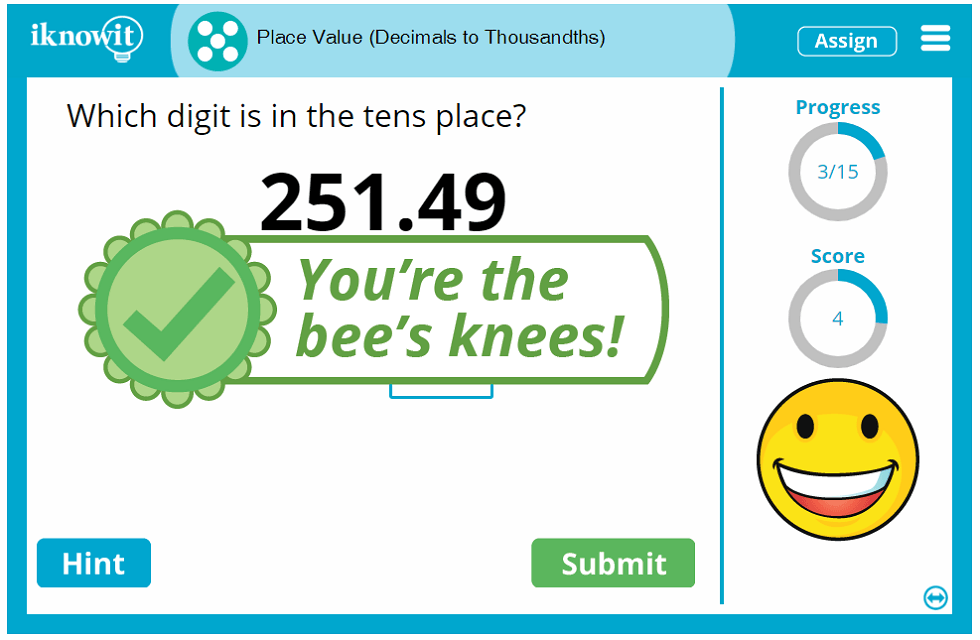 Fifth Grade Decimal Number Place Value up to Thousandths Lesson