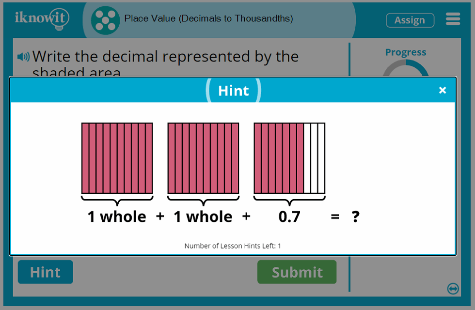 5th Grade Place Value Decimals to Thousandths Lesson