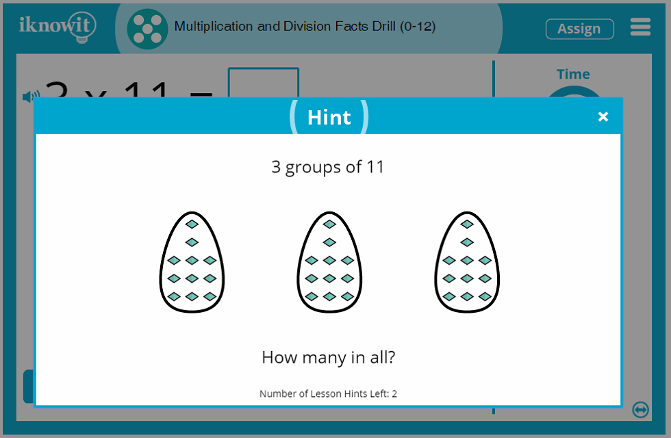 5th Grade Multiplication and Division Facts Drill to 12 Lesson