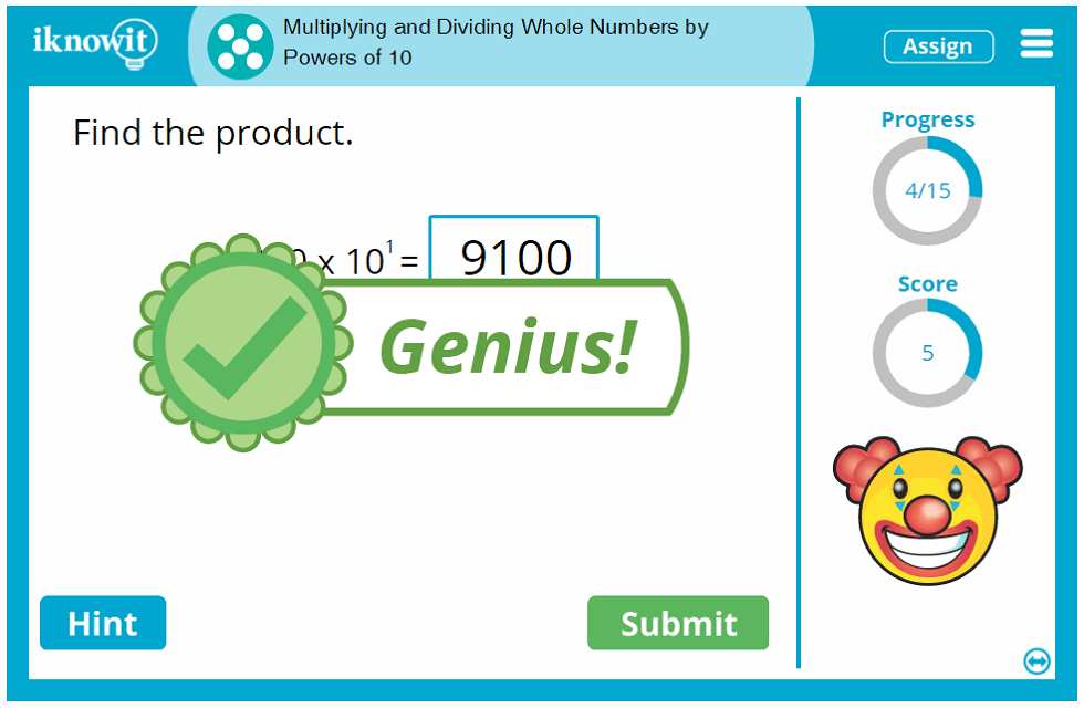 Fifth Grade Multiply and Divide Whole Numbers by Powers of Ten Lesson