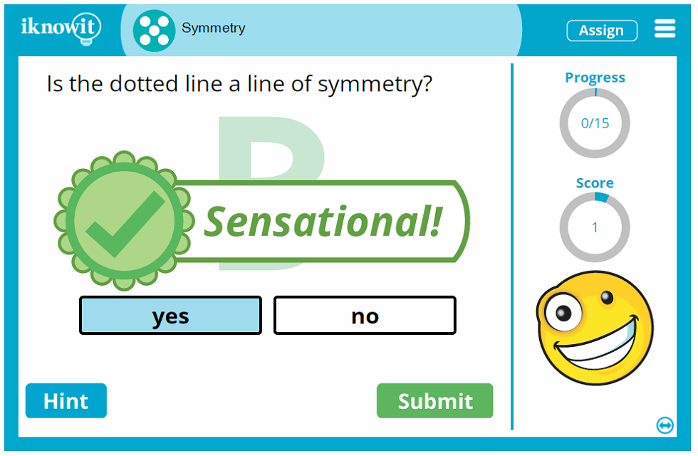 Fifth Grade Object Symmetry Equal Parts Activity