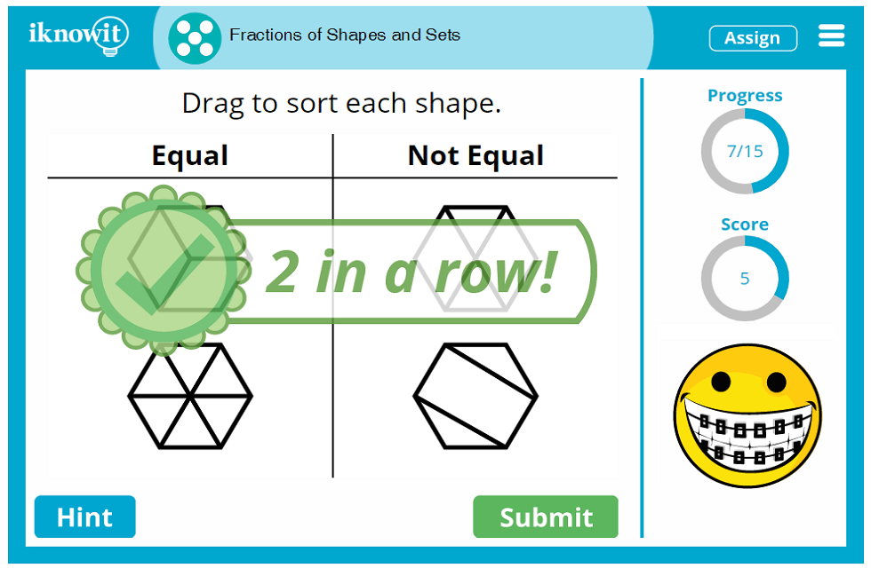 Fifth Grade Learn Shape and Set Fractions Lesson