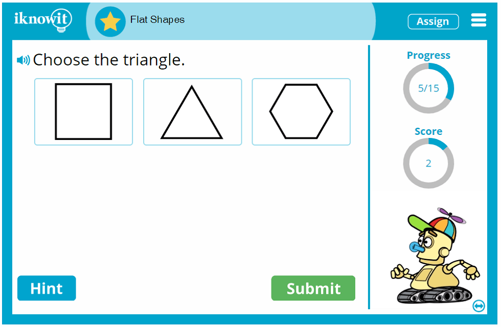 Kindergarten Basic Geometry Two Dimensional Shapes Activity