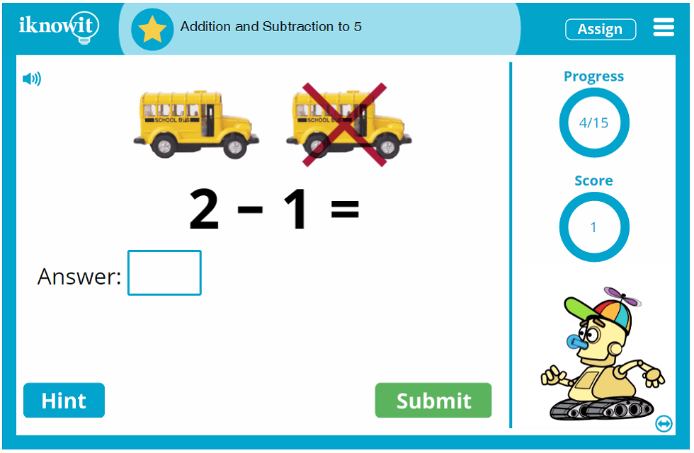 Interactive Math Lesson Addition And Subtraction To 5