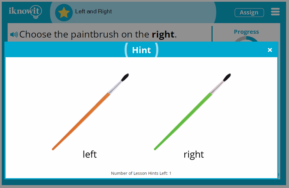 Kindergarten Learning Direction Left and Right Lesson