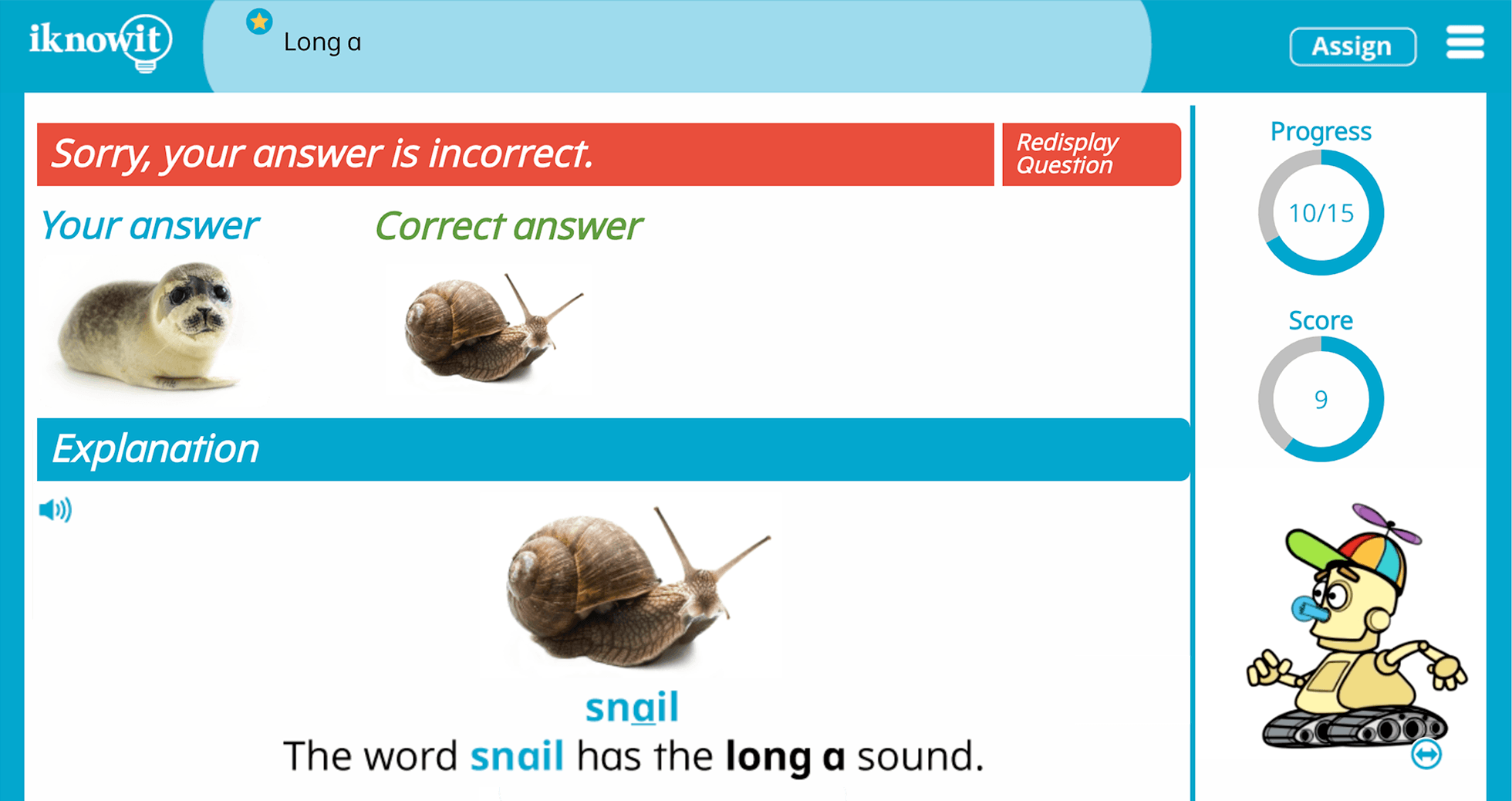 Kindergarten Long Vowel Letter A Online Learning Kindergarten Lesson