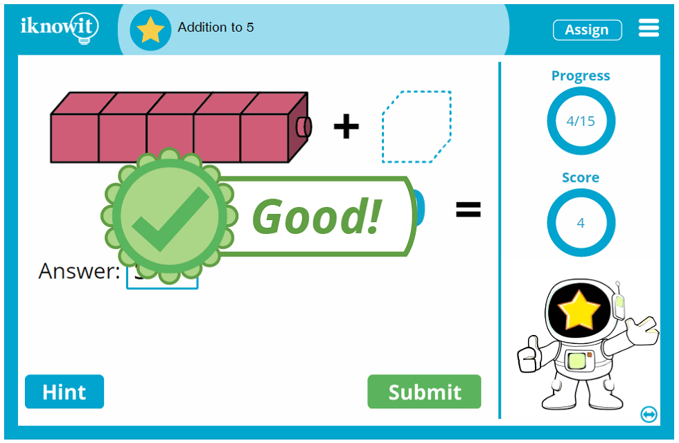 Kindergarten Adding up to Five Lesson